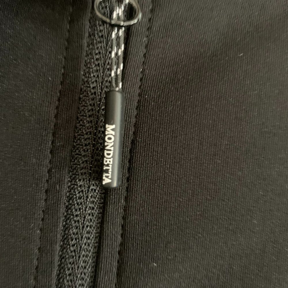 MONDETTA slim fit zip up Black Athletic Jacket Size S. In Like new condition - Picture 5 of 13